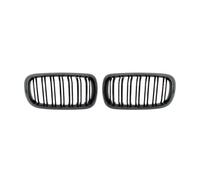 Car Front Radiator Grille Car Grille Grill Front Kidney Glossy 2 Line Double Slat Compatible With BMW For X5 F15 2013 2014 2015 2016 2017(Double Line Carbon)