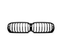 Car Front Radiator Grille Front Bumper Kidney Grille Glossy Black Compatible With BMW 5 Series For G30 G38 LCI 2020 2021 2022 2023 2024 2025(Single Slat)