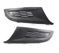 Car Front Radiator Grilles 1 Pair Car Front Bumper Lower Fog Lamp Grille Cover & Air Vent Cover For 2011-2013