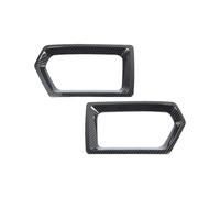 Car Front Radiator Grilles 2 Pcs Car Front Bumper Grille Grill Cover Replacement For Jeep For Compass 2021 2022 2023 Auto Exterior Frame Car Accessories(Carbon Fiber Look)