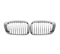 Car Front Radiator Grilles 2pcs ABS Front Kidney Grille Mesh For BMW E46 M3, 325Ci, 3 Series 2DR (1999-2006)