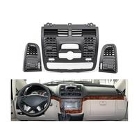 Car Front Radiator Grilles Car Air Conditioning Vent For - For Benz For Vito Viano W636 W639 2004-2015, Left Right Central AC Vent Grille Outlet Cover Panel( 3pcs Set Model 2)