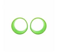 Car Front Radiator Grilles Car Exterior Front Headlight Lamp Racing Grille Decoration Cover For Jeep For Wrangler JL For Gladiator JT 2024 2025 Radiator Grille(Lamp light green)