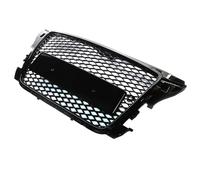 Car Front Radiator Grilles Car Front Bumper Grille For A3 S3 8P 2008-2012 Glossy Black Racing Grilles Upper Grille RS3 Style Honeycomb Grill Cover Front grille
