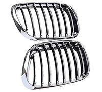 Car Front Radiator Grilles Car Front Bumper Kidney Grill In Silver/Black For BMW X5 E53 1999-2003 Auto Parts
