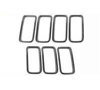 Car Front Radiator Grilles Car Front Grille Headlight Lamp Decoration Cover For Jeep For Renegade 2019 2020 2021 2022 2023 2024 Hoods Exterior Accessories Front Grill Cover(Grille D)