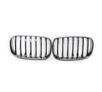 Car Front Radiator Grilles Car Front Kidney Grille ABS Mesh Grill Accessories 2Pcs For BMW E70 X5 E71 X6 2008-2010, 2012-2013