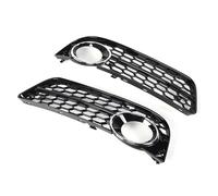 Car Front & Radiator Grilles Car Grille 2Pcs Front Bumper Lower Fog Light Lamp Grilles Replacement Fit For Audi A5 2008 2009 2010 2011