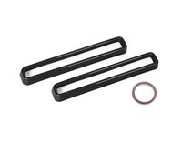 Car Front & Radiator Grilles Car Grille 2pcs Front Grill Grille Inserts Cover Trim Fit For Dodge Challenger 2015-2022 Black Red Blue Yellow(Black)
