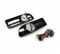 Car Front & Radiator Grilles Car Grille Bumper Grille With Driving Fog Lamp Light Fit For 99-04 VW JETTA BORA MK4 TDI