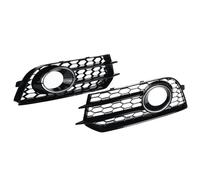 Car Front & Radiator Grilles Car Grille Fit For AUDI A1 8X 2010-2014 1Pair Front Bumper Fog Lamp Racing Grille Car Honeycomb Mesh Fog Light Grill Cover(Silver)