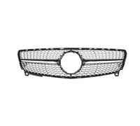 Car Front & Radiator Grilles Car Grille Fit For Mercedes Benz A-Class W176 2016-2018 A180 A200 A250 A45 AMG Chrome Diamonds Style Grille Black GTR Front(Diamonds-Black)