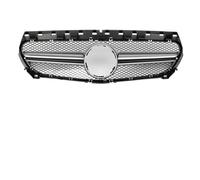 Car Front & Radiator Grilles Car Grille Fit For Mercedes C117 W117 Fit For Benz CLA 2014-2019 Front Bumper Grille Inlet Grill GT Diamond Tuning Facelift(Blue)