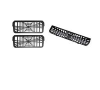 Car Front & Radiator Grilles Car Grille Fit For Tesla Model 3 Highland 2024 Front Bumper Grill Mesh Air Inlet Vent Cover Grille Guards Protector Anti-insect Net(3PCS Set)