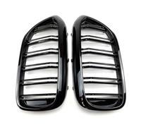 Car Front & Radiator Grilles Car Grille Front Bumper Grill Fit For BMW 5 Series M5 G30 G31 520i 530i 540i ABS 2-Slat Gloss Black Front Kidney Grille