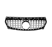 Car Front & Radiator Grilles Car Grille Front Bumper Grille Inlet Grill GT Diamond Fit For Mercedes C117 W117 Benz 2013-2019 Tuning Facelift Chrome Silver AMG(GTR-Silver)