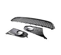 Car Front & Radiator Grilles Car Grille Honeycomb Front Bumper Grille Fit For VW Golf 6 MK6 Non-GTI 2009-2013 Lower Center Mesh Fog Light Cover Suit 3pcs/set