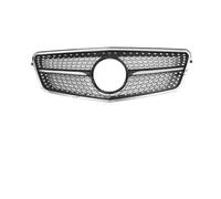 Car Front & Radiator Grilles Car Grille Maybach Style Front Bumper Grille Silver Radiator Grill Fit For Mercedes Benz E-Class W212 E550 E350 E63 2010-2013(Diamonds Black)