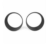 Car Front Radiator Grilles Car Grille Mesh Headlight Lamp Decoration Cover For Jeep For Wrangler JL For Gladiator JT 2018 2019 2020 2021 2022 2023 Air Vent Grille Cover(Matt black Headlight)