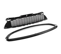 Car Front & Radiator Grilles Car Grille Set Glossy Black Molding Grille Surround Cover Trim Kits Fit For R55 R56 R57 R58 R59 S JCW Front Bumper Hood Guard