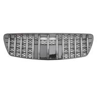 Car Front Radiator Grilles Chrome Black For GTR Style Upper Grille For Mercedes For Benz E-Class W211 E320 E350 E55 For AMG 2003-06 Racing Grilles Car Accessories Vent Grille(G Chrome Silver)