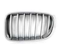 Car Front Radiator Grilles Chrome Front Bumper Grille Kidney For BMW F25 X3 X4 F26 2014-2017 Right Or Left Side Racing Grills 51117338572,51137367422 Front Bumper Grille(Left Side)