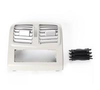 Car Front Radiator Grilles Compatible With Benz For E200 2014 2015 2016 Car Air Conditioning Air Outlet Dashboard Panel Grilles OEM:2128300101(Model B Gray)