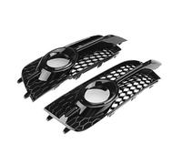 Car Front Radiator Grilles For A1 8X 2010 2011 2012 2013 2014 Front Bumper Fog Light Grille Cover 1Pair Honeycomb Hex Lamp Racing Grill 8X0807682B 8X0807681B Front Radiator Grille