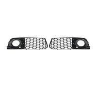 Car Front Radiator Grilles For A4 For B8 2009 2010 2011 2012 2x Black Mesh Car Fog Light Grilles Cover