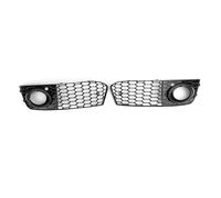 Car Front Radiator Grilles For A4 For B8 2009 2010 2011 2012 Pair Mesh Fog Light Open Vent Grill Intake Front Bumper Kidney Grille