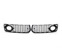 Car Front Radiator Grilles For A5 For S-Line/For S5 For B8 For RS5 2008 2009 2010 2011 2012 Car Fog Light Lamp Grill Cover Hex Front Grille(Black)
