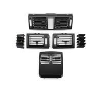 Car Front Radiator Grilles For Benz C Class C180-C300 350 Car Air Vent Grille Outlet Panel Cover L/Rear Black( K/Moka 2PCS)
