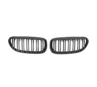 Car Front & Radiator Grilles For BMW 6-Series E63 E64 2004-2010 Black Double Line Style Car Front Bumper Grilles Matte Racing Grill Accessories Cars fronts grille modification(Double-Matte Black)