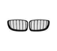 Car Front & Radiator Grilles For BMW E81 E87 E82 E88 128I 130I 135I Selected 2007-2011 Dual Slats Double Line Grills Car Grill Front Kidney Grille Replacement Fronts Grille(Gloss Black)