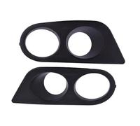 Car Front Radiator Grilles For E46 For M3 2001-2006 Car Styling Front Bumper Car Fog Light Covers Dual Hole 1 Pair Surround Air Duct(Matte Black)
