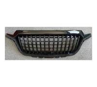 Car Front Radiator Grilles For Hongqi For HS5 2019 2020 2021 2022 Front Bumper Grill Mask Radiator Grille Medium Net Racing Grills Upgrade Black Front Bumper Grille(Black type1)