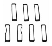 Car Front Radiator Grilles For Jeep For Wrangler JL For Gladiator JT 2018 2019 2020 2021 2022 2023 Car Exterior Front Grille Mesh Decoration Cover Car Grille(Matte Black)