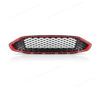 Car Front Radiator Grilles Front Bumper Grille For Fusion 2013-2021 Honeycomb Mesh Radiator Refit Center Air Intake Grills Body Kits Guard Cover Vent Grille(Red (17-18))