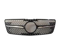 Car Front Radiator Grilles Front Bumper Grille Grill Tuning Accessories Grid For Mercedes For Benz ML W164 2005-2011 ML300 ML350 ML500 ML550 GT Diamond Style Air Vent Grille Cover(09-11 Diamond Black)