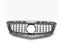 Car Front Radiator Grilles Front Bumper Grills For Mercedes For Benz Cls-class W218 Modified GT Racing Grille 2012 2013 2014 Grill Star Diamond Car Front grille(B silver)