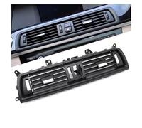 Car Front Radiator Grilles Front Dashboard Central Console AC Vent Grille For BMW 5 Series F10 F11 F18 520i 523i 64229166885 64229209136( Plain-black)