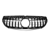 Car Front Radiator Grilles Front Grill For Benz B Class W246 2015-2019 B180 B250 GTR Style Car Upper Bumper Intake Hood Mesh Kidney Grille