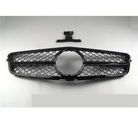 Car Front Radiator Grilles Front Grille For Mercedes For Benz W204 C Class For AMG Style 2008-2014 C180 C200 C250 C300 C350 Tuning Grill ABS Bumper Front grille(Glossy Black)