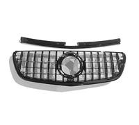 Car Front Radiator Grilles Front Grille Grill Upgrade GT Style For Mercedes For Benz For Vito Class V250 V260 2016-2020 2021-2024 Tuning Accessories Grills Air Vent Grille Cover(Black 2021-2024)