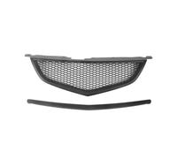 Car Front Radiator Grilles Front Grille Racing Grill For Acura TL 2004-2006 Carbon Fiber Look/Gloss/Matte Black Honeycomb Style Upper Bumper Hood Mesh Grid Front grille(Matte Black)