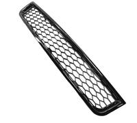 Car Front Radiator Grilles Front Lower Bumper Center Grille Mesh Grill Replacement 8E0807647 For A4 B6 Sedan 2002 2003 2004 2005 Air Vent Grille Cover(Black)