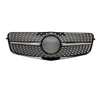 Car Front Radiator Grilles Front Mask Grille Bumper Grill Facelift Body Kit Tuning Accessories For Mercedes For Benz E Class W212 2009-2012 E260 E300 E350 E200 Air Vent Grille Cover(Stars Black)