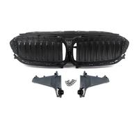 Car Front Radiator Grilles Front Radiator Grille Active Air Shutter Compatible With For BMW 5 Series G30 G31 G38 2017-2020 Without Motor Black 51747497279 Front grille