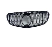Car Front Radiator Grilles Front Radiator Grille For Benz E Class W212 2014-2016 & For Style Silver Car, Upper Bumper Hood Vent Mesh Racing Grill