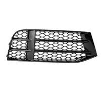 Car Front Radiator Grilles Glossy Black Car Front Bumper Fog Light Lamp Grille Grill Cover Mesh Honeycomb For A5 S5 RS5 B8.5 2013 2014 2015 2016 Car Grille(Right)